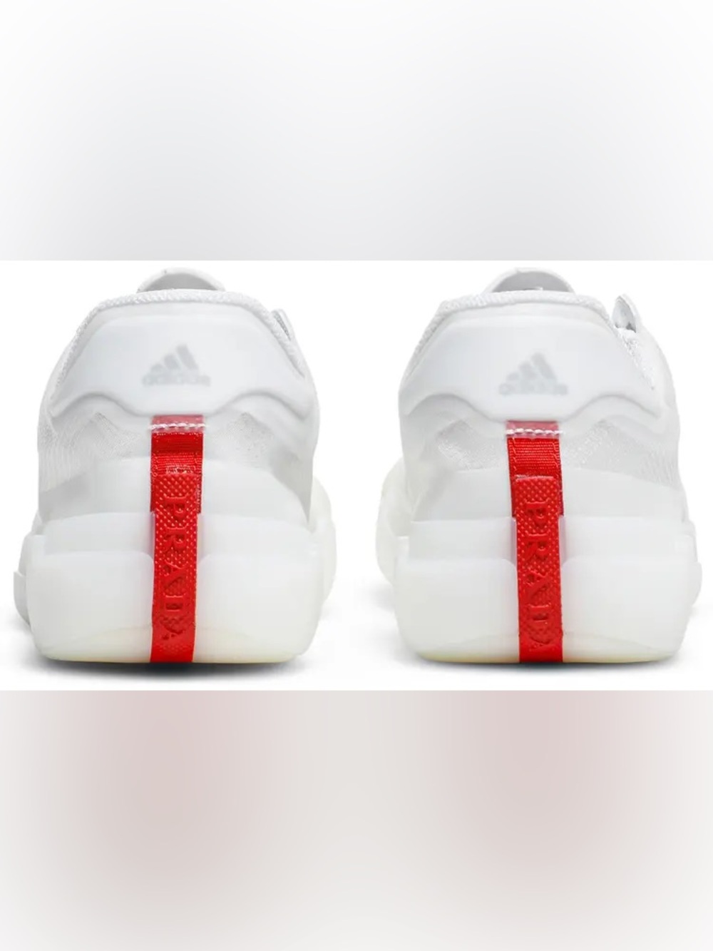 Adidas White and Red Sneakers